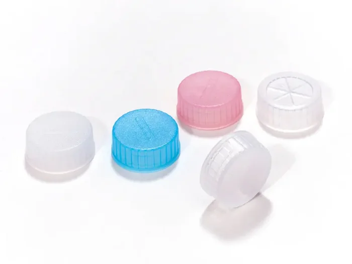 Caplugs Sample Cup Cap Polyethylene Flat Top Screw Cap Clear For Automated Analyzer Sample Cups – 300-1006-020