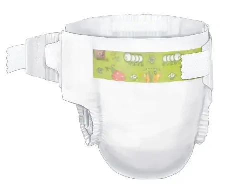 Cardinal Curity Baby Diaper Tab Closure Size 2 Disposable Heavy Absorbency – 80018A