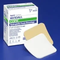 Cardinal Kendall Foam Dressing 6 X 6 Inch Square Non-Adhesive without Border Sterile – 55566