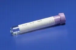Cardinal Monoject Venous Blood Collection Tube Hematology K3 EDTA Additive 10.2 X 50 mm 2 mL Lavender Conventional Closure Glass Tube – 8881311149