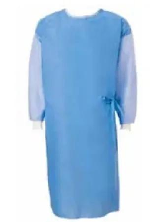 Cardinal SmartSleeve Breathable Poly Reinforced Surgical Gown with Towel Large / X-Long Unisex AAMI Level 4 Sterile Blue – 9011EL