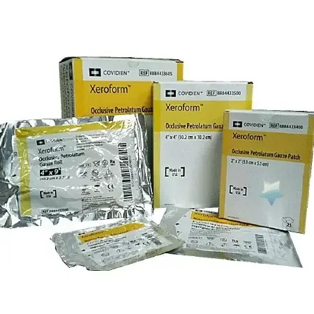 Cardinal Xeroform Petrolatum Impregnated Dressing 4 Inch X 3 Yard Gauze Bismuth Tribromophenate / Petrolatum Sterile – 8884432000