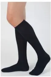 Carolon Company Health Support Compression Socks Knee High Size D / Short Black Closed Toe – 260404