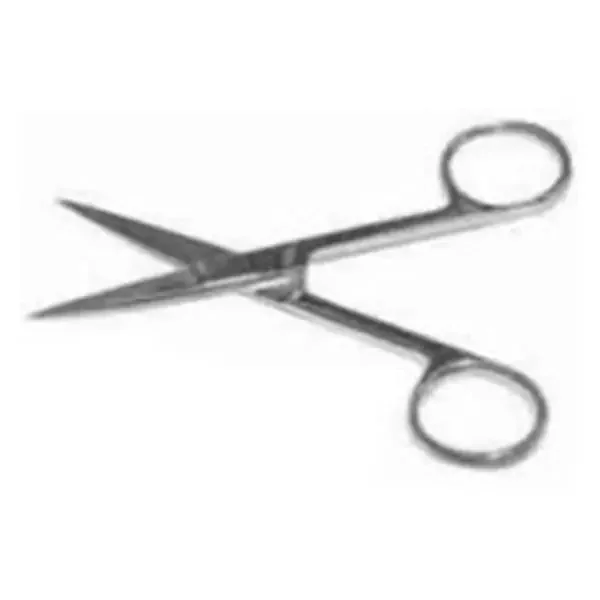 Centurion Medical Products Scissors 4-1/2″ Straight/Sharp Straight Stainless Steel Disposable 20/Ca – 65145