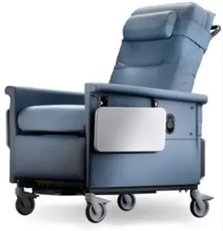 Champion Manufacturing 56 Series Bariatric Transport Manual Recliner Aquamarine Foam 5 Inch Caster 5 Inch Caster – 566T19-TS7
