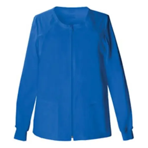 Cherokee Workwear Jacket Warm-Up 55% Cotton / 42% Polyester / 3% Spandex W Rylblu 2Xl 4Pckt Ea – 4315-ROYW-2X