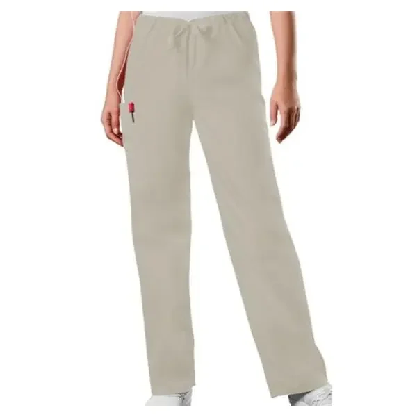 Cherokee Workwear Pant Scrub 4100 Unisex Medium Tall Khaki Ea – 4100T-KHKW-M