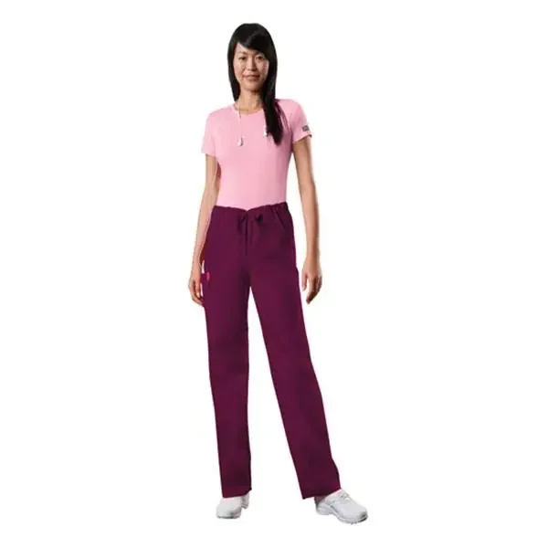 Cherokee Workwear Pant Scrub 4100 Unisex Medium Tall Wine Ea – 4100T-WINW-M