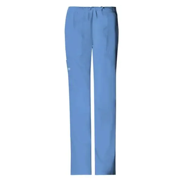 Cherokee Workwear Pant Scrub Cherokee 4044 Womens Medium Petite Ceil Blue Ea – 4044P-CIEW-M