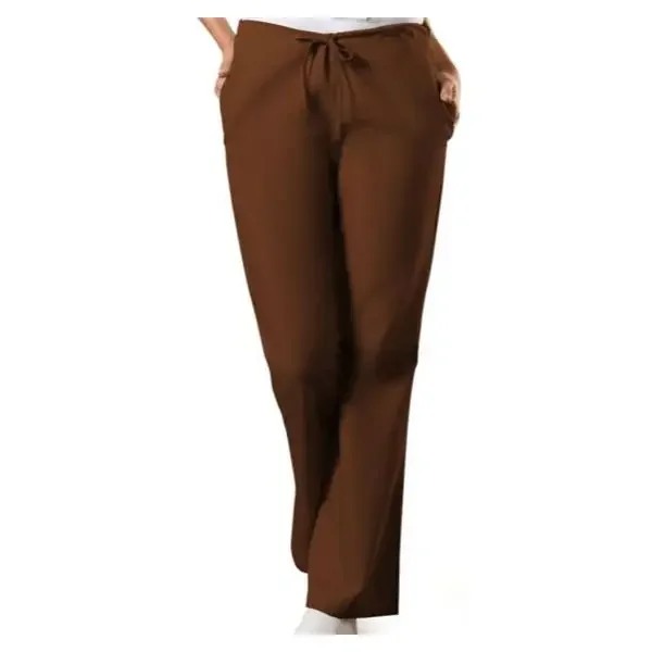 Cherokee Workwear Scrub Pant 4101 Womens Large Tall Chocolate Ea – 4101T-CHCW-L