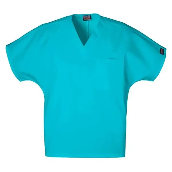 Cherokee Workwear Shirt Scrub 65% Polyester / 35% Cotton Cherokee Turquoise Medium Ea – 4777-TRQW-M