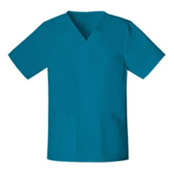 Cherokee Workwear Shirt Scrub Cherokee 4725 Unisex Medium Caribbean Blue Ea – 4725-CARW-M