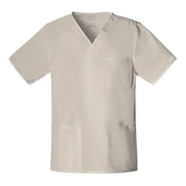 Cherokee Workwear Shirt Scrub Cherokee 4725 Unisex Medium Khaki Ea – 4725-KAKW-M