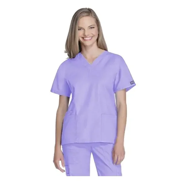 Cherokee Workwear Shirt Scrub Cherokee Womens Small Orchid Ea – 4700-ORCW-S