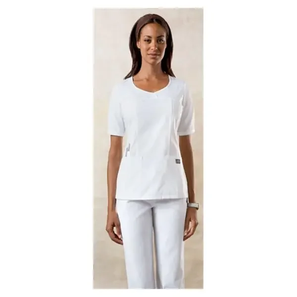 Cherokee Workwear Shirt Scrub Novelty 4746 Womens 2X Large White Ea – 4746-WHTW-2X