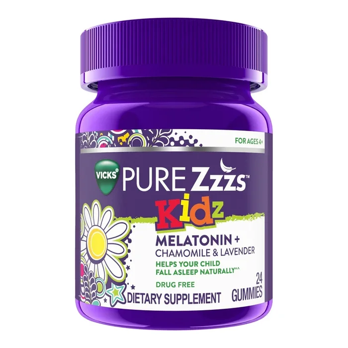Children’s Sleep Aid Vicks® Pure ZZZ’s 24 per Bottle Gummy