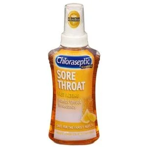 Chloraseptic, Honey Lemon, Warming Sore Throat Spray, 6oz