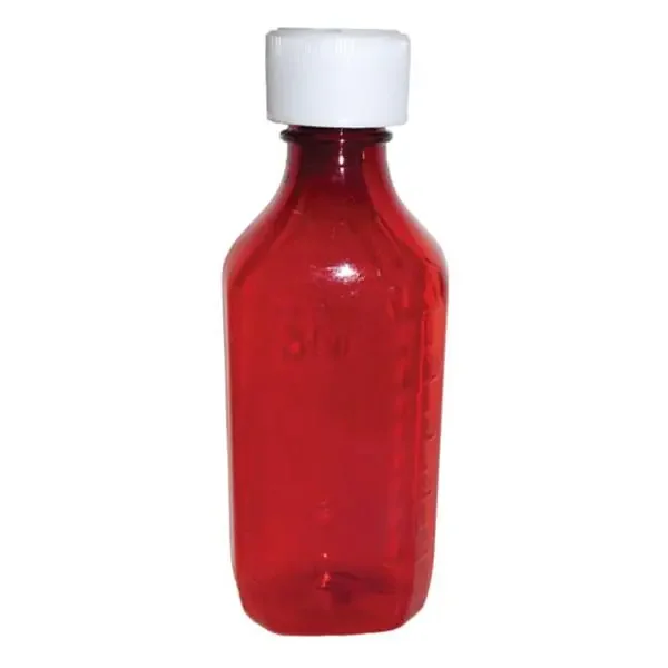 Clarke Container Division Bottle Syrup Plastic 8Oz Amber 100/Ca – 91004