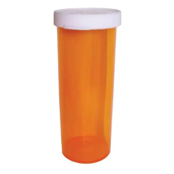 Clarke Container Division Vial Medicine Plastic 20 Dram Amber 300/Ca – 32020