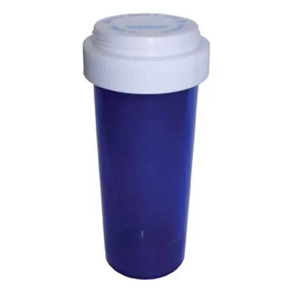 Clarke Container Division Vial Medicine Plastic 30 Dram Blue 195/Ca – 29030