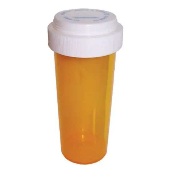 Clarke Container Division Vial Medicine Plastic 8 Dram Amber 410/Ca – 27008