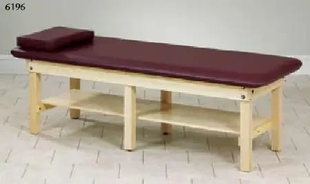 Clinton Industries Bariatric Low Series Bariatric H-Brace Treatment Table Fixed Height 600 Lbs. – 6196-1NT-3C