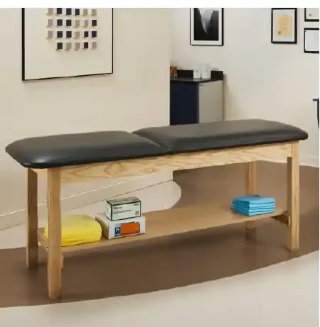 Clinton Industries ETA Classic Series H-Brace Treatment Table with Shelf Fixed Height 400 Lbs. – 1020-30-DTANNAT