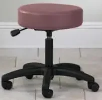 Clinton Industries Exam Stool Pneumatic Height Adjustment 5 Casters Cream – 2135-23-3C