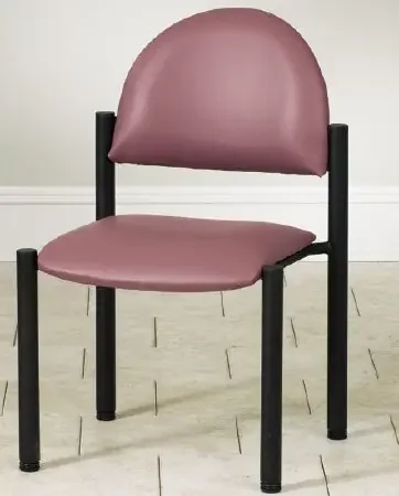 Clinton Industries Premium Series Side Chair Burgundy Without Armrests Vinyl – C-40-3BG