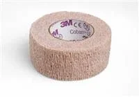 Coban LF Cohesive Bandage, LF 1 Inch X 5 Yard Standard ComPAIRession Self-adherent Closure Bright Green / Bright Orange / Bright Pink / Purple / Blue / Black NonSterile, 3M, 2081C – Case of 30