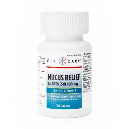Cold and Cough Relief Geri-Care 400 mg Strength Tablet 100 per Bottle