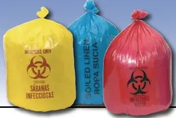 Colonial Bag Corporation Colonial Bag Infectious Waste Bag 45 gal. Red LLDPE 37 X 50 Inch – HXR50