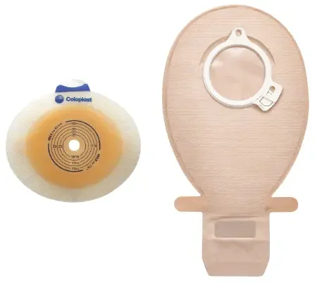 Coloplast SenSura Click Ostomy Barrier Trim To Fit, Standard Wear Double Layer Adhesive Green Code 3/8 to 1-1/2 Inch Stoma – 10011