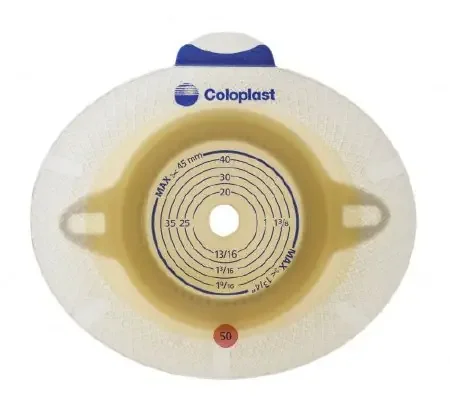 Coloplast SenSura Click Xpro Ostomy Barrier Pre-Cut, Extended Wear Double Layer Adhesive 2 Inch Flange Red Code 1-3/8 Inch Stoma – 10027