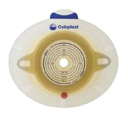 Coloplast SenSura Flex Ostomy Barrier Sensura Flex Trim to Fit, Standard Wear Double Layer Adhesive 3-1/2 Inch Flange 3/8 to 3-1/2 Inch Stoma – 10108