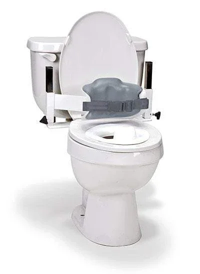 Columbia Toilet Support – Low Back (Safety Belt & Reducer Ring) – Padded – Small
