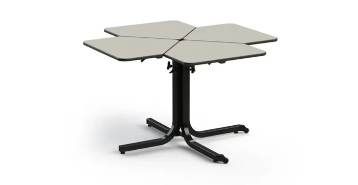 ComferTek BFL-4(4/1) Custom Laminate 4-Person Wheelchair Accessible Table