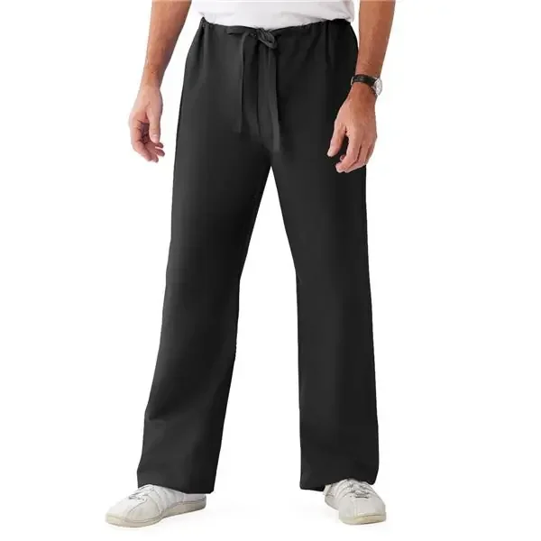 ComfortEase by Medline Pant Scrub 65% Polyester / 35% Cotton Unsx Blk Lg Rvrsbl Pckt Ea – 900DKWL-CM