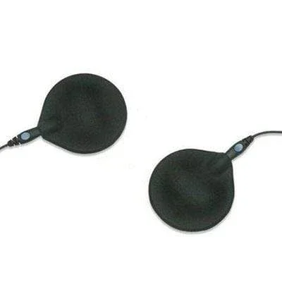 conductive rubber carbon electrode, 3″ diameter, black, 2/case