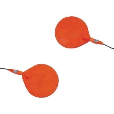 conductive rubber carbon electrode, 3″ diameter, red, 2/case