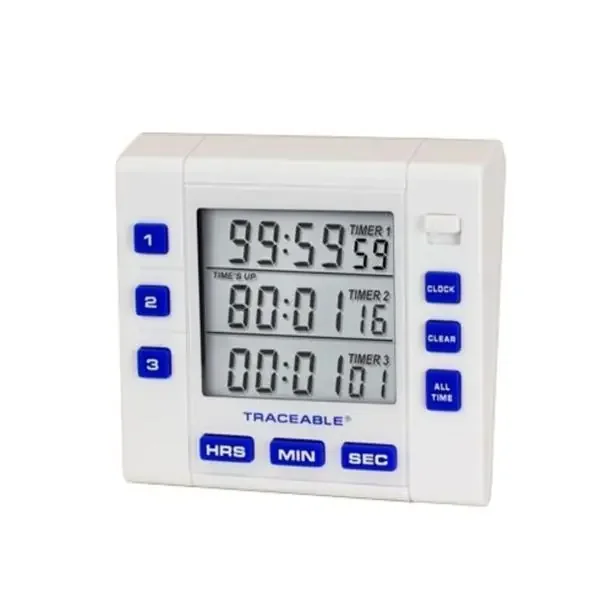 Control 3 Traceable 3-Channel Timer 3-1/4X3X1″ Abs Plastic Ea – 5000