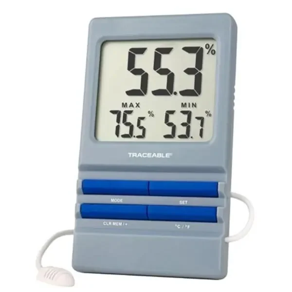 Control 3 Traceable Rh/Temperature Hygrometer Abs Plastic 0 To 60C/5 To 95% Ea – 4154