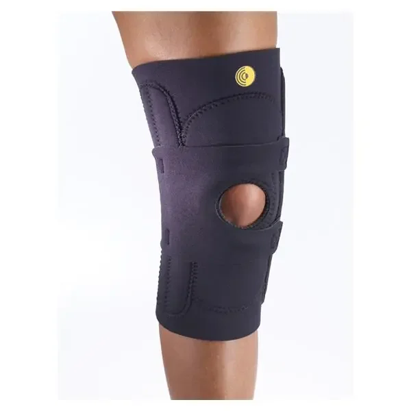 Corflex Stabilizer C-Pull Patellar 3/16″ Neoprene Black Size Large Left Ea – 88-7085