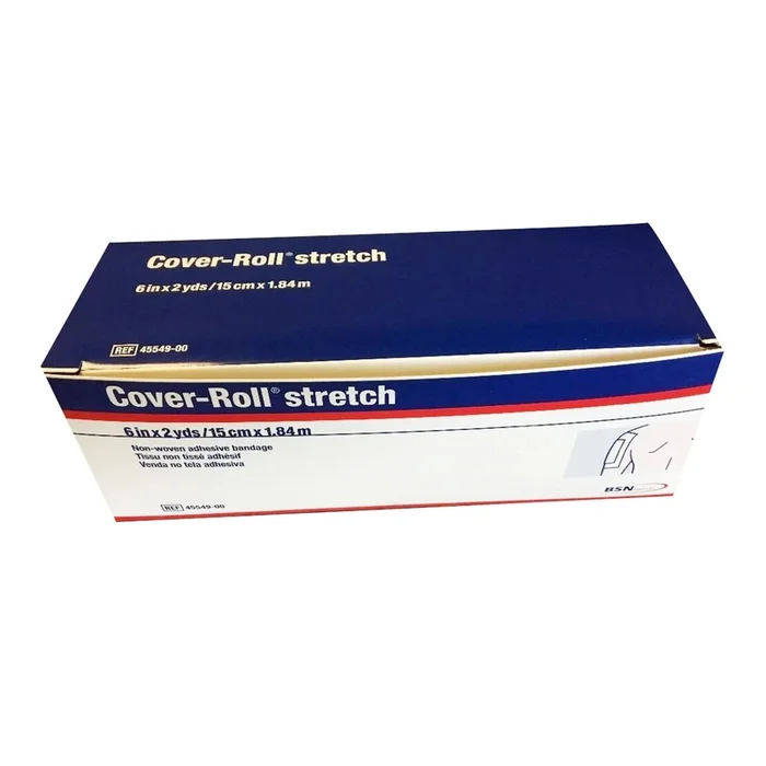 Cover-Roll® Stretch Nonwoven Polyester Dressing Retention Tape, 6 Inch x 2 Yard, White