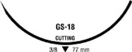 Covidien Surgipro II Suture with Needle Nonabsorbable Uncoated Blue Suture Monofilament Polypropylene Suture Size 2 24 Inch Suture 1-Needle 77 mm Length 3/8 Circle Reverse Cutting Needle – 3CP360