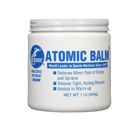 Cramer Products Cramer Atomic Balm Topical Pain Relief 12.5% – 2% Strength% Strength Methyl Salicylate / Oleoresin Capsicum Ointment 1 lbs. – 15538