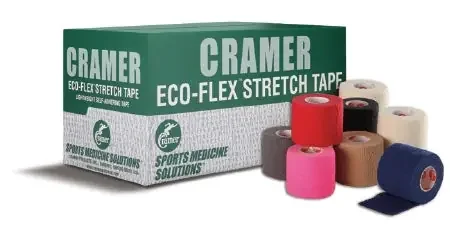 Cramer Products Eco-Flex Cohesive Bandage 2 Inch X 6 Yard Standard Compression Self-adherent Closure Beige NonSterile – 285120