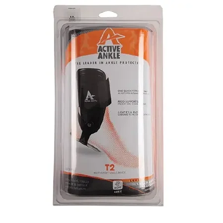 Cramer Products T2 Active Ankle Ankle Support Large Hook and Loop Closure Male 12-1/2 to 16 / Female 13-1/2 to 16 Left or Right Foot – 277418