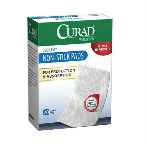Curad Non-stick Adhesive Pad, 2″ X 3″