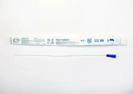Cure Medical Cure Catheter Urethral Catheter Straight Tip 8 Fr. 16 Inch – 8
